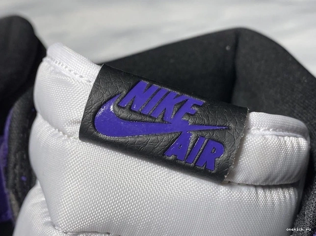 Chep Onekick Jordan Court Air High 1 OG Purple 555088-500 0629